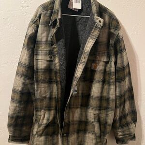 Carhartt Men's Plaid Shirt Jacket NWT